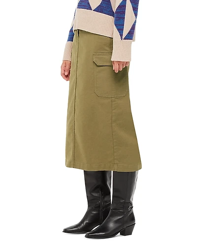 Whistles Tessa Cargo Midi Skirt