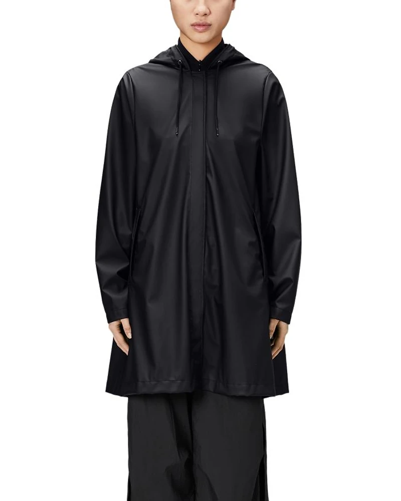 Hooded A-Line Rain Jacket