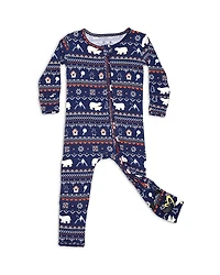 Bellabu Bear Unisex Polar Isle Print Convertible Footie - Baby