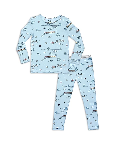 Bellabu Bear Unisex Polar Express Kids Pajamas - Baby, Little Kid