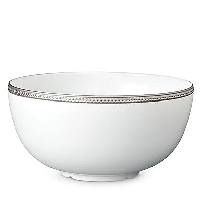 L'Objet Soie Tresse Platinum Serving Bowl