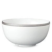 L'Objet Soie Tresse Platinum Serving Bowl