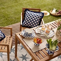 Royal Check Salad Plate