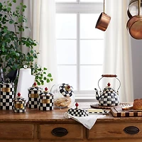 Courtly Check Cookie Jar