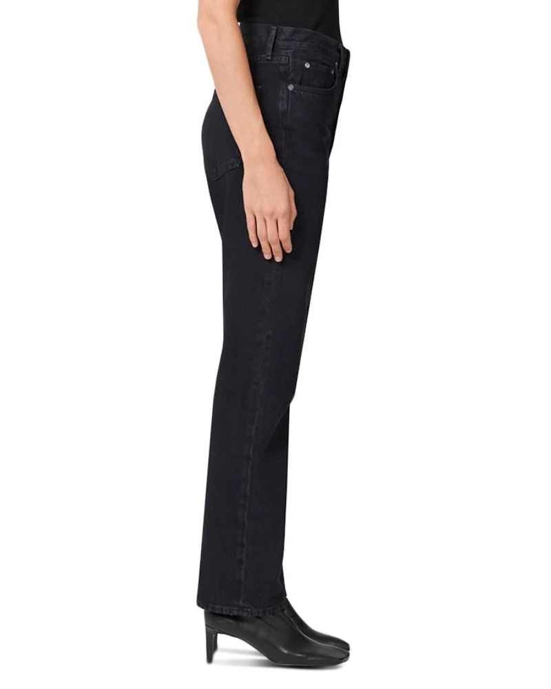 '90s Pinch Waist High Rise Straight Jeans Crushed