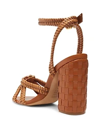 Women's Kathleen Almond Toe Woven High Heel Sandals