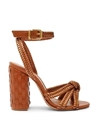 Women's Kathleen Almond Toe Woven High Heel Sandals