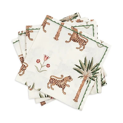 Matouk Tiger Palm Napkin, Set of 4