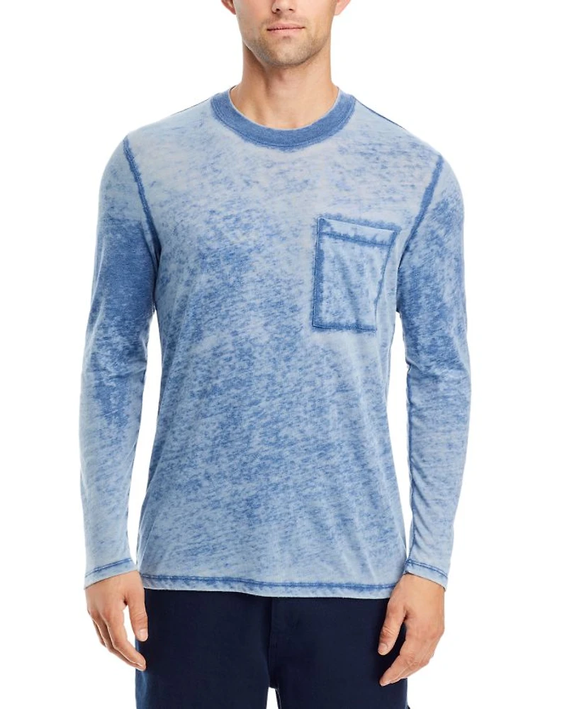 Burnout Long Sleeve Pocket Tee