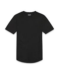 Supima Scallop Short Sleeve Crewneck Tee
