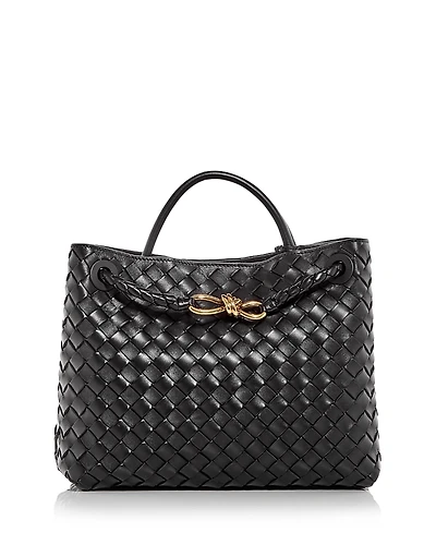Bottega Veneta Medium Andiamo Intrecciato Leather Shoulder Bag