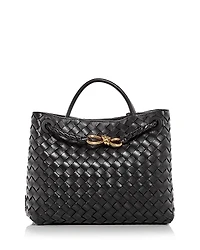 Bottega Veneta Medium Andiamo Intrecciato Leather Shoulder Bag