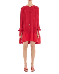 Flared Pleated Dress