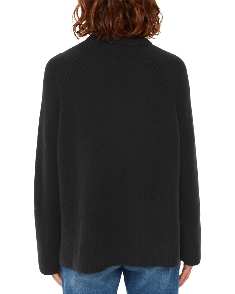 Textured Turtleneck Sweater