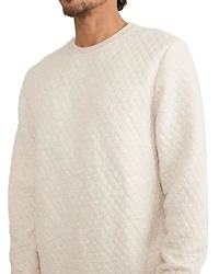 Corbet Quilted Crewneck Sweater