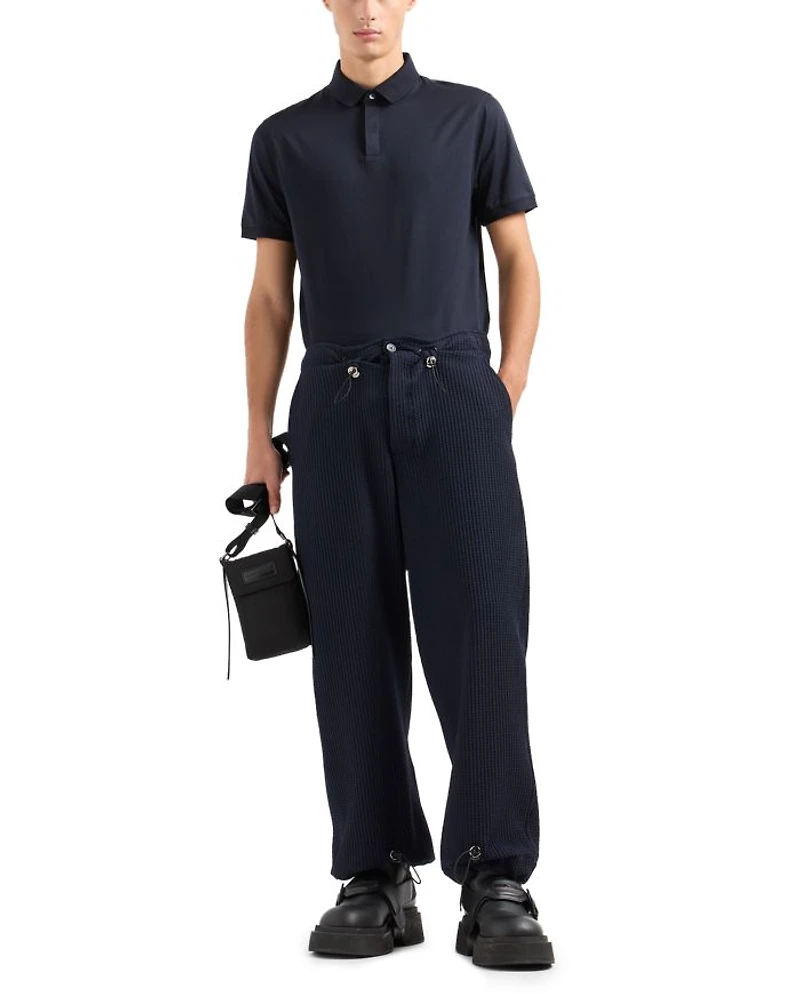 Mercerized Cotton Short Sleeve Polo Shirt