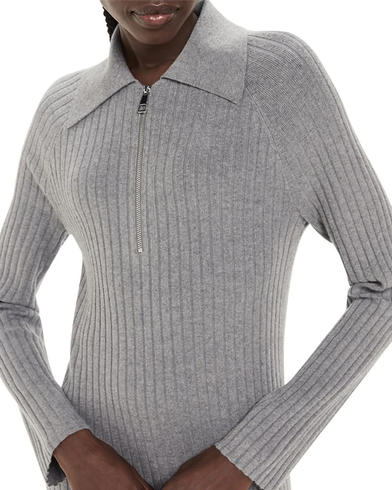 Bonnie Quarter Zip Sweater Dress