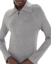 Bonnie Quarter Zip Sweater Dress