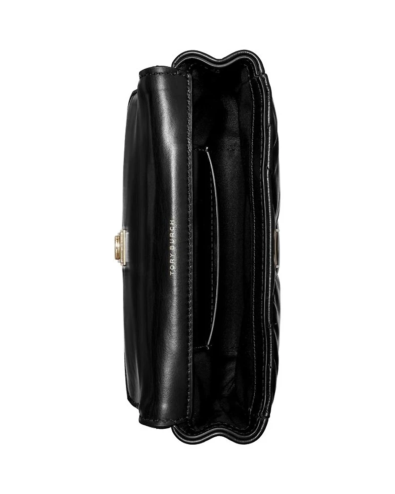 Mini Kira Diamond Quilted Leather Flap Bag