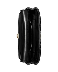 Mini Kira Diamond Quilted Leather Flap Bag