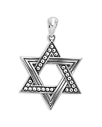 Men's Sterling Silver Anthem Star of David Pendant - Exclusive
