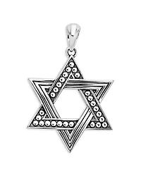 Lagos Men's Sterling Silver Anthem Star of David Pendant - Exclusive