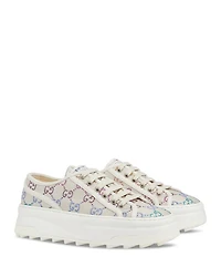 Women's Lace Up Low Top Platform Sneakers