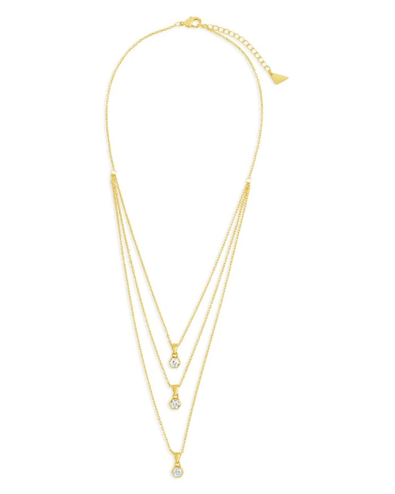 Gia Layered Necklace, 20"