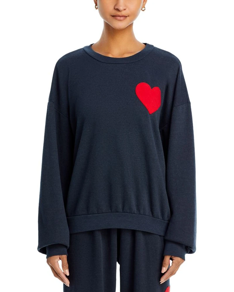Heart Stitch Crewneck Sweatshirt