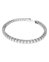 Matrix Tennis Bracelet Rhodium Plated