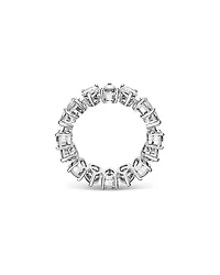 Matrix Pear Cut Ring in Rhodium Plated