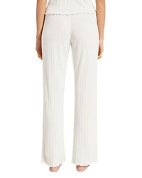 Pointelle Pull On Pajama Pants