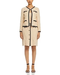Textural Knit A Line Pull On Skirt