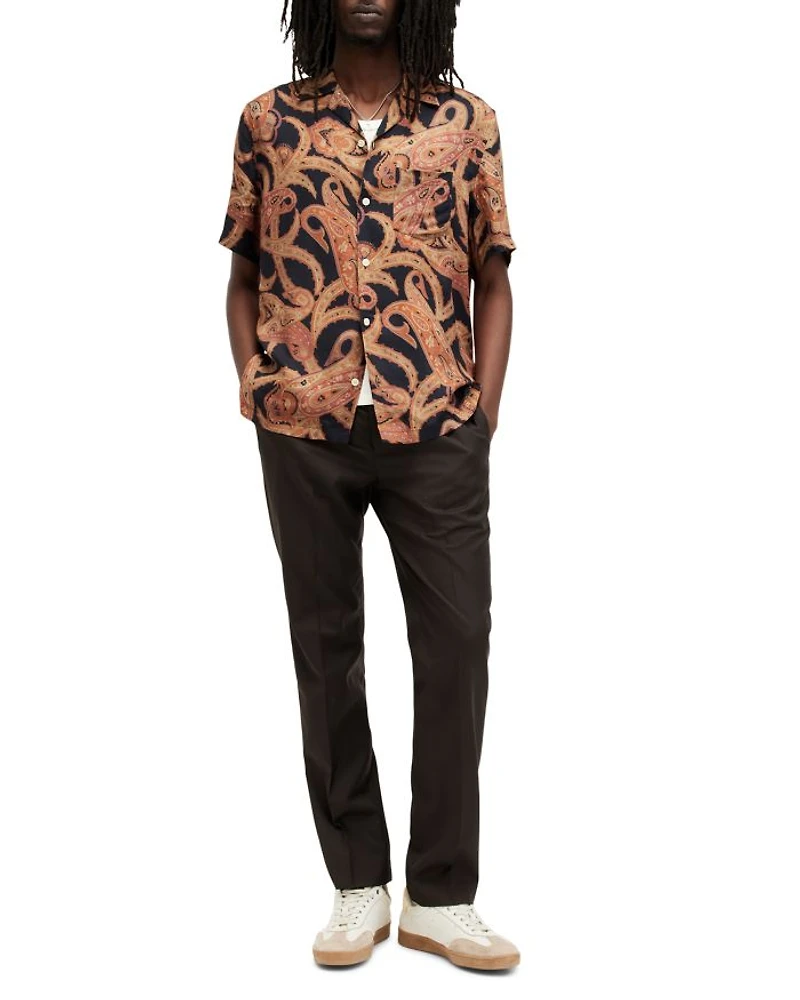 Morganza Regular Fit Buton Down Camp Shirt