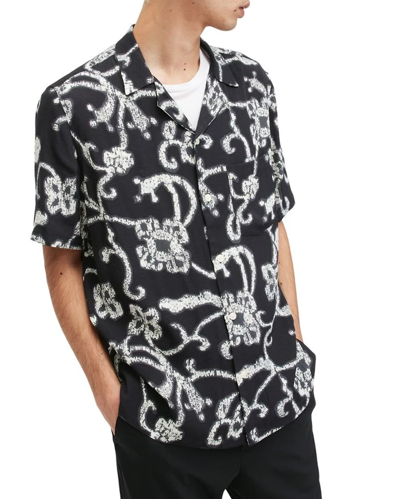 Webb Relaxed Fit Button Down Camp Shirt