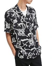 Webb Relaxed Fit Button Down Camp Shirt