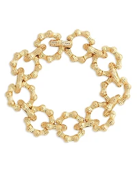 Anabel Aram Sculpted Bamboo Chain Bracelet