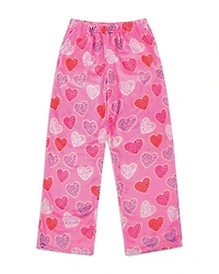 Girls' Heart Cookies Plush Pants - Big Kid