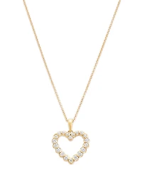 Bloomingdale's Fine Collection Diamond Classic Heart Pendant Necklace