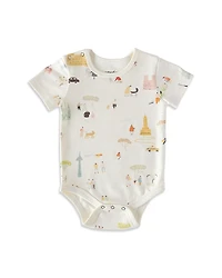 Pehr Short Sleeve Shoulder Snap One Piece