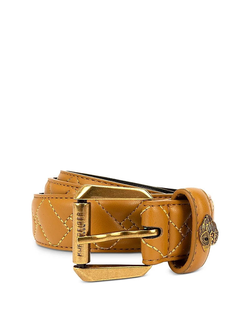 Kurt Geiger London Quilted Leather Hip Belt