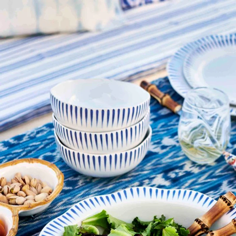 Sitio Stripe Cereal/Ice Cream Bowl