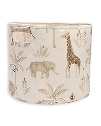 Crane Baby Kendi Safari Print Storage Bin