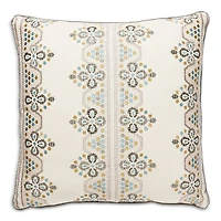 Scalamandre Imogen Embroidery Decorative Pillow, 18 x 18