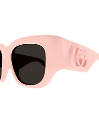 Marmont Monocolor Squared Sunglasses, 53mm