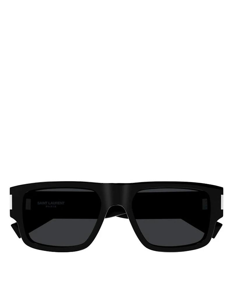 Naked Wirecore Squared Sunglasses, 55mm