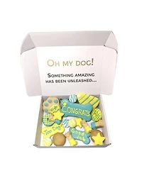 Congrats Themed Dog Treats Gift Box