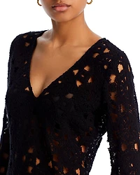 Crochet Cover Up Dress - Exclusive