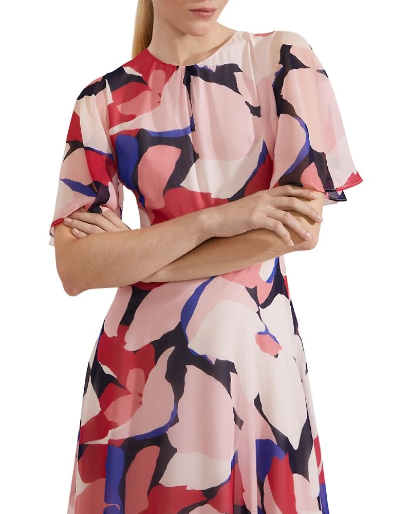 Freya Printed Silk Dress