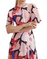 Freya Printed Silk Dress